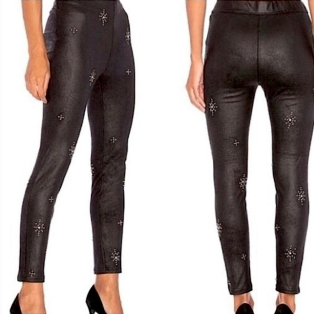 Free People Faux Suede Star Studded Leggings - Picture 5 of 7